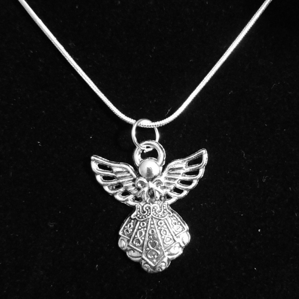 Guardian Angel  .925 Sterling Silver Necklace